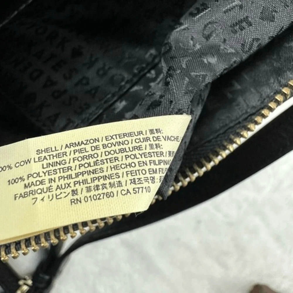 Kate‎ Spade Prospect Place Rima Crossbody Black Pebbled Leather Gold Hardware